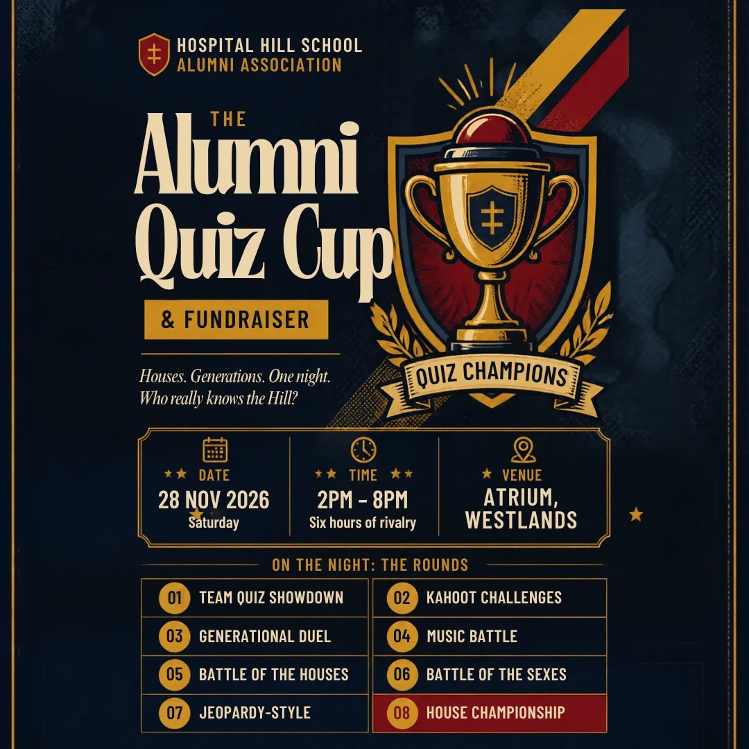 Hospital Hill Alumni Quiz Cup poster