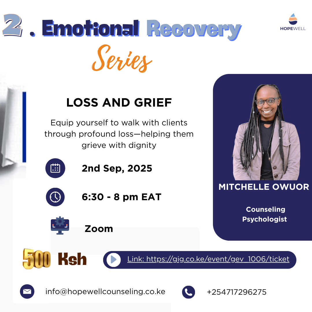 Emotional Recovery Series - 2. Grief and Loss poster