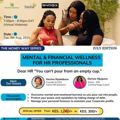 Mental and Financial Wellness for HR professionals poster